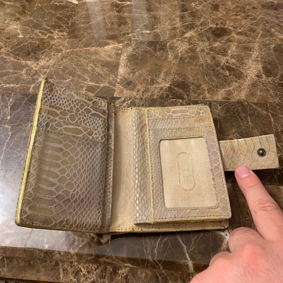 Hobo International Snakeskin Rachel Wallet - Picture 1 of 12